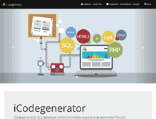 Tablet Screenshot of icodegenerator.net